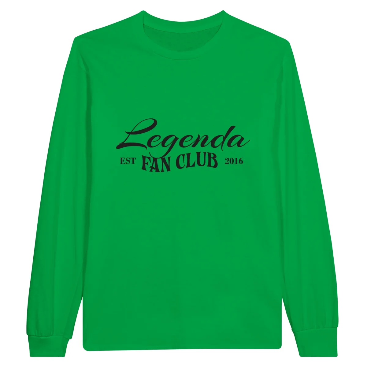 Långärmad unisex tröja - Legenda Fan Club svart