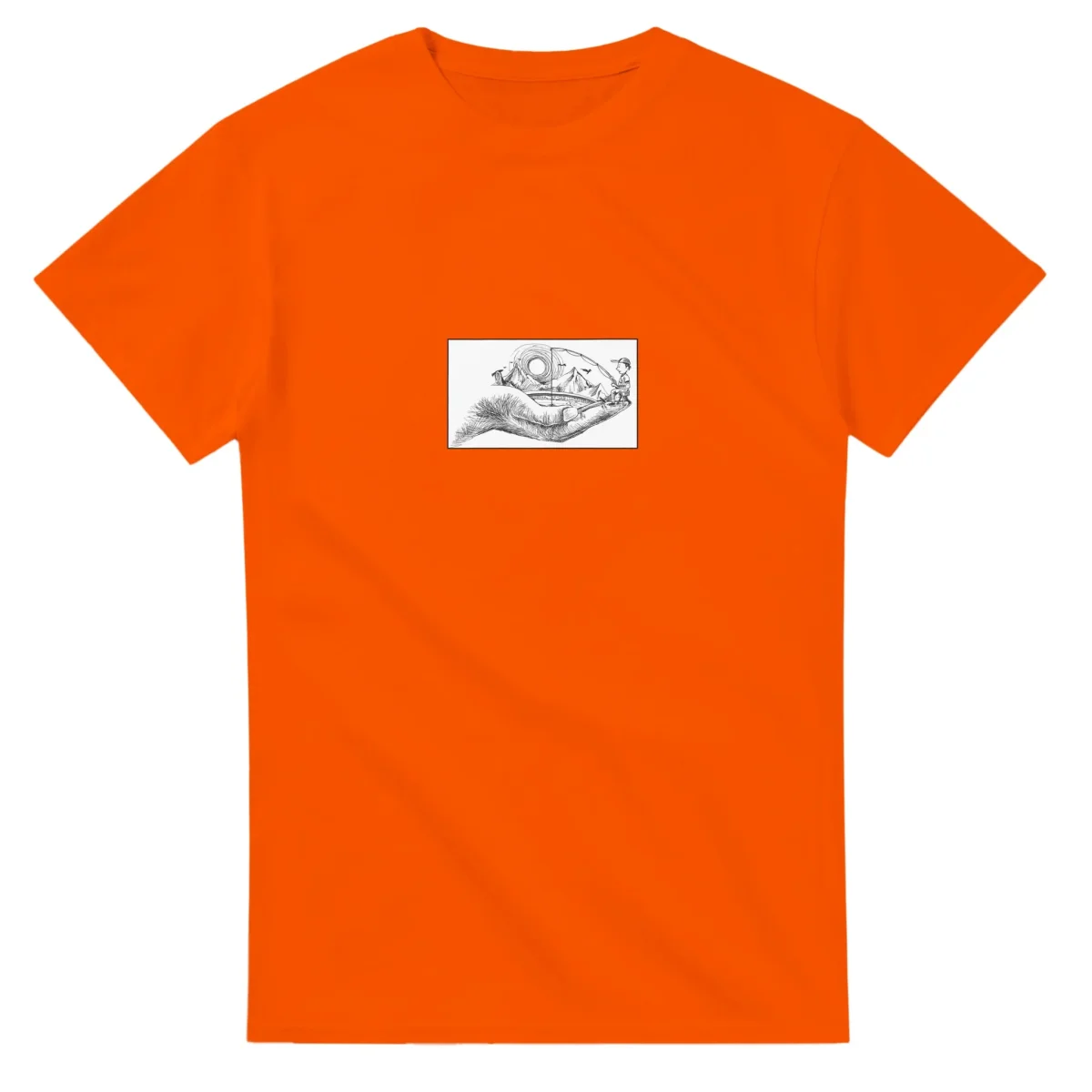 Unisex T-shirt med rund halsringning - Ditt beslut