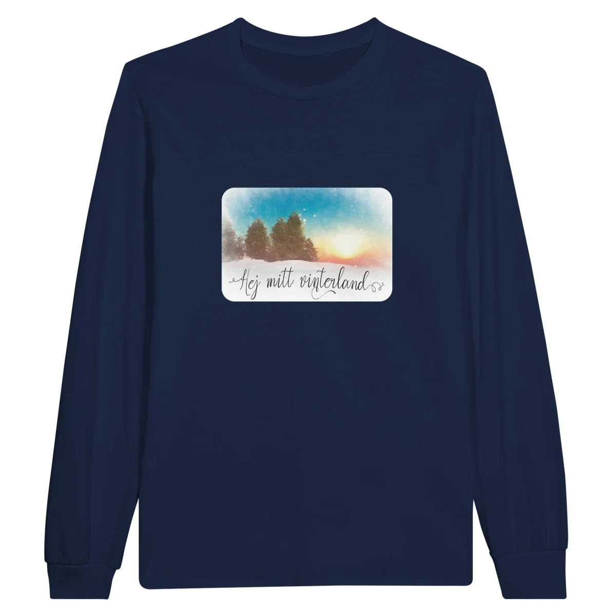 Långärmad unisex tröja - Vinterland