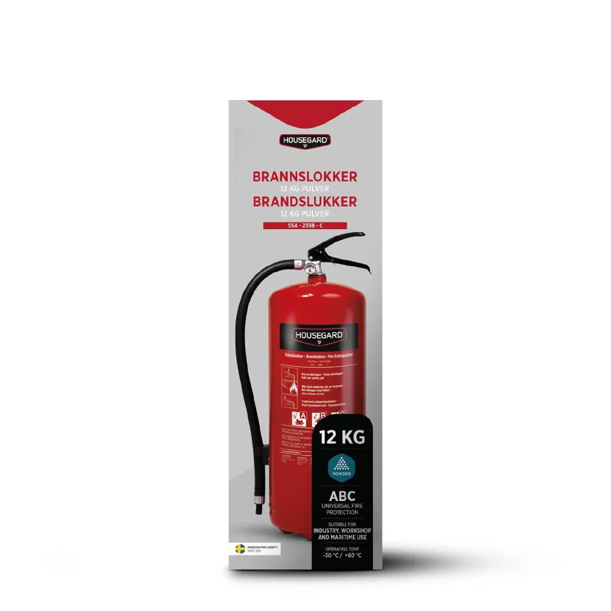 Brandsläckare Housegard pulver 12 kg - Bild 3