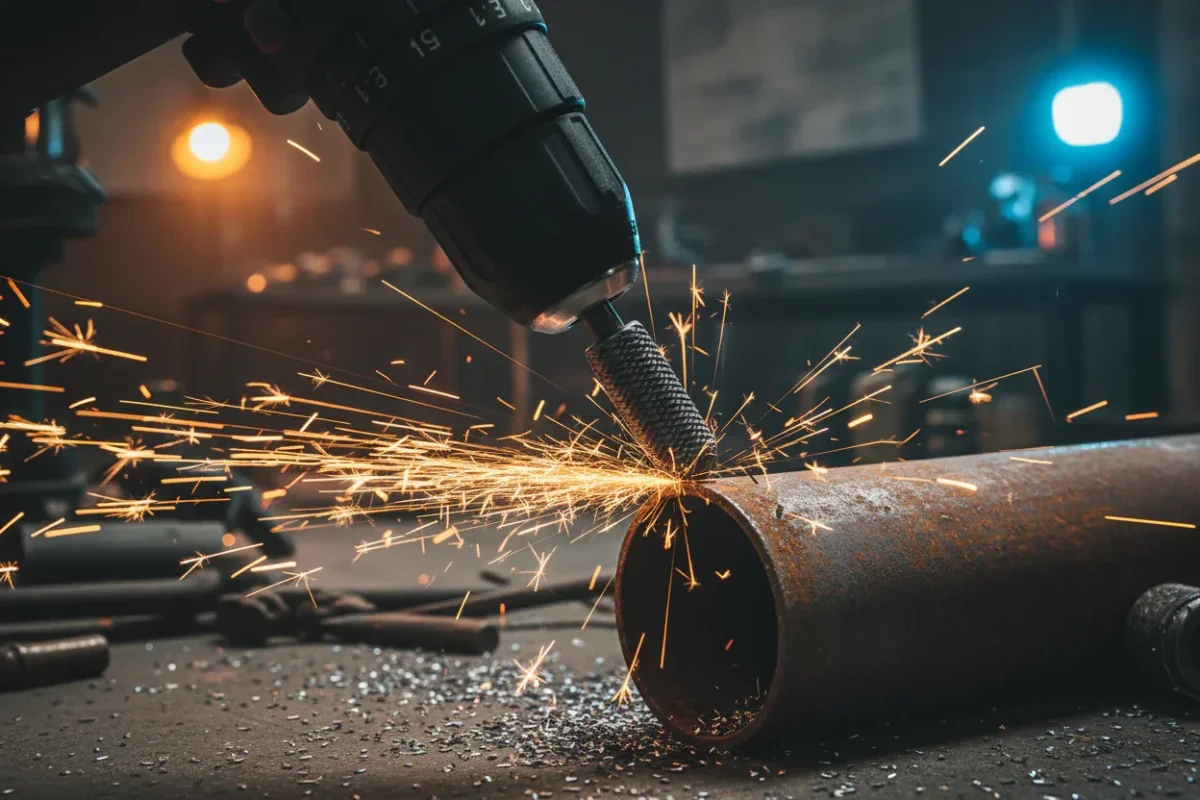 5-delars Roterande Raspfilsset Stål 6mm Skaft - DAZZLEEX Dubbelskärare för Metall & Trä - Bild 7