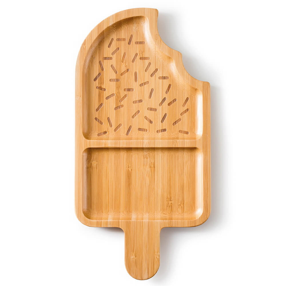 Barntallrik i Bambu – Yummy Pop