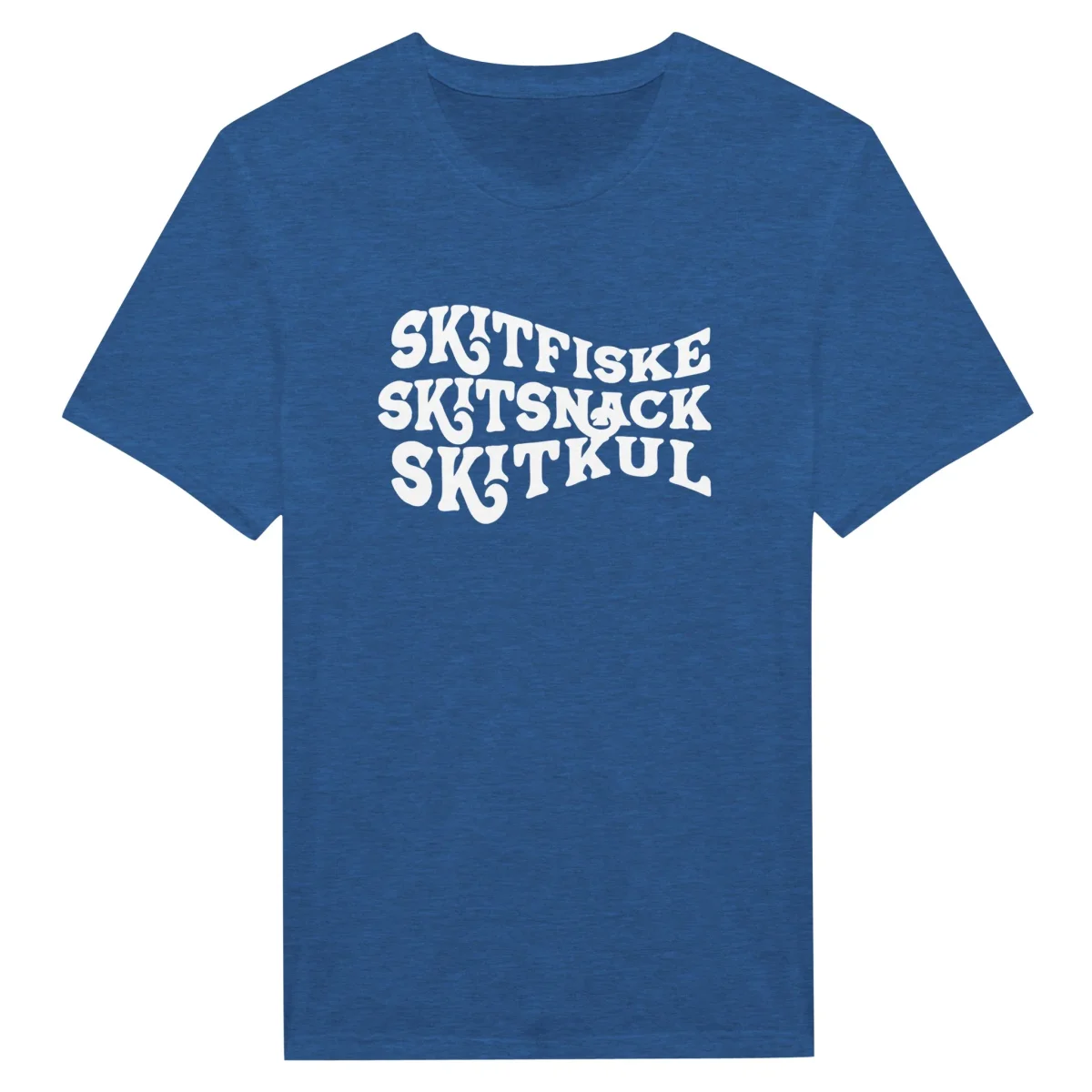 Klassisk unisex t-shirt - Skitfiske vit - Bild 5