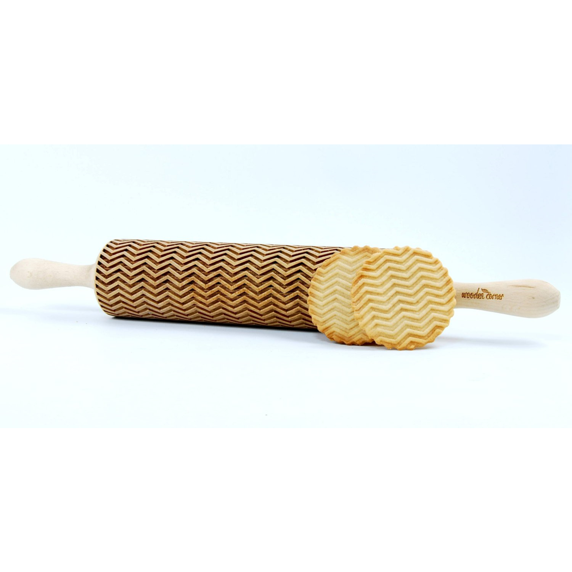 Mönstrad Kavel ”Zick Zack” – 2 storlekar (43/24 cm) - Bild 6
