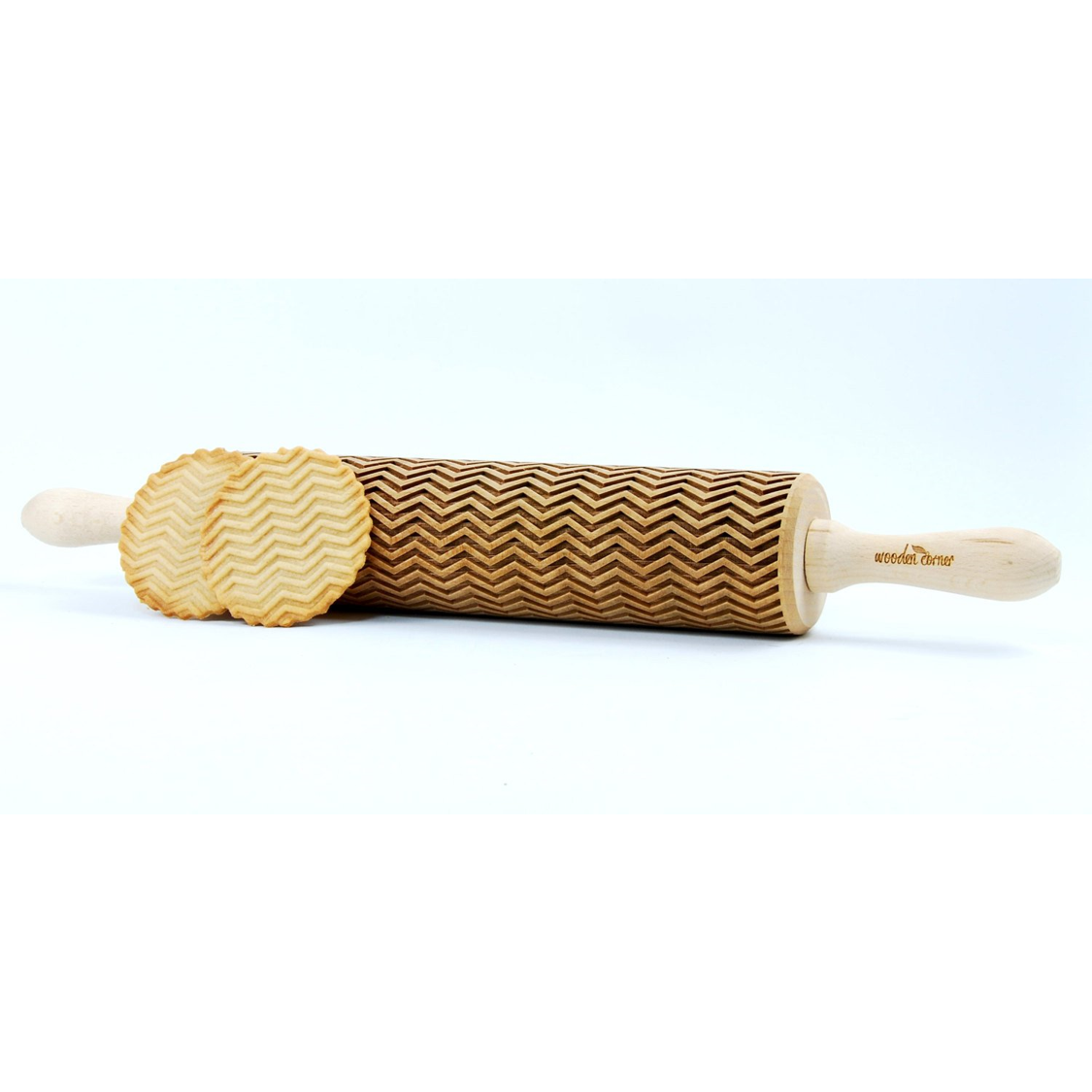 Mönstrad Kavel ”Zick Zack” – 2 storlekar (43/24 cm) - Bild 5