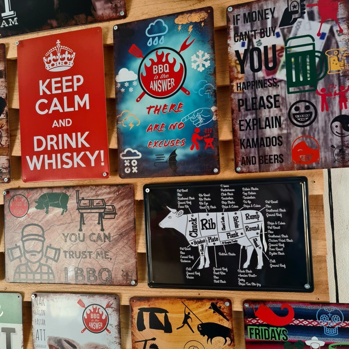 Plåtskylt öl IPA – tin sign med fakta om drycken, för grillhörna och Bar, Mancave - Bild 4